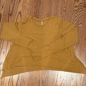 FP Movement- Oh Yeah- Mustardish A-Line Top Sz L
